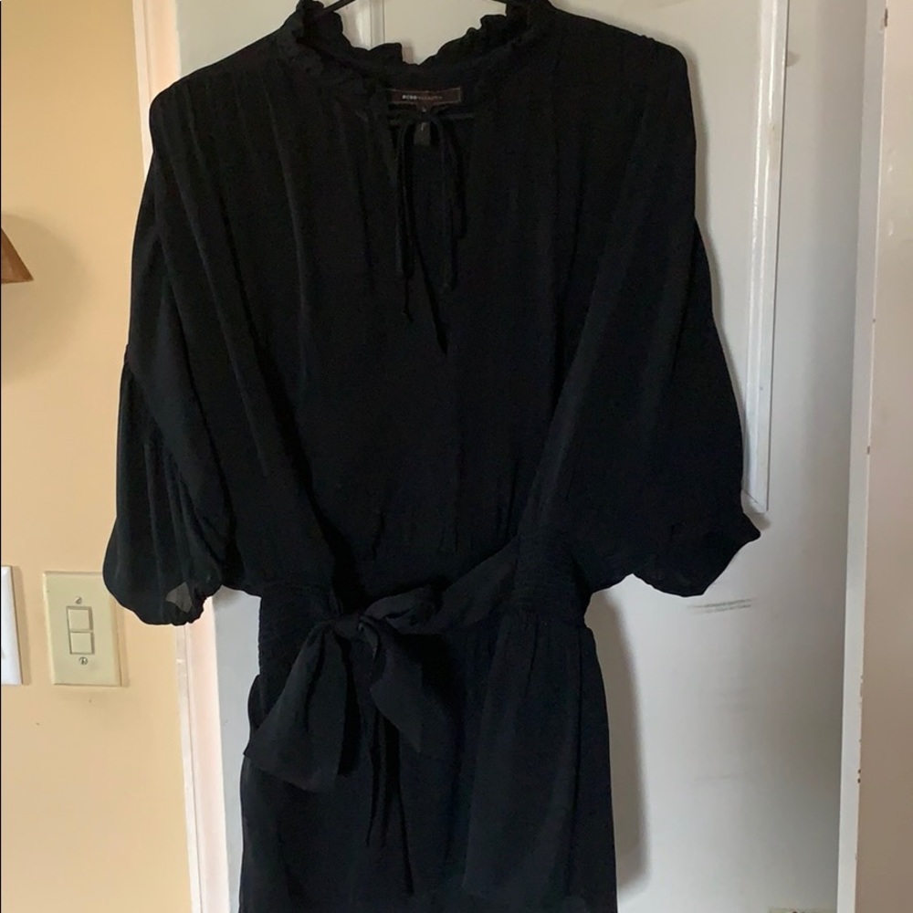 BCBG black blouse - size L